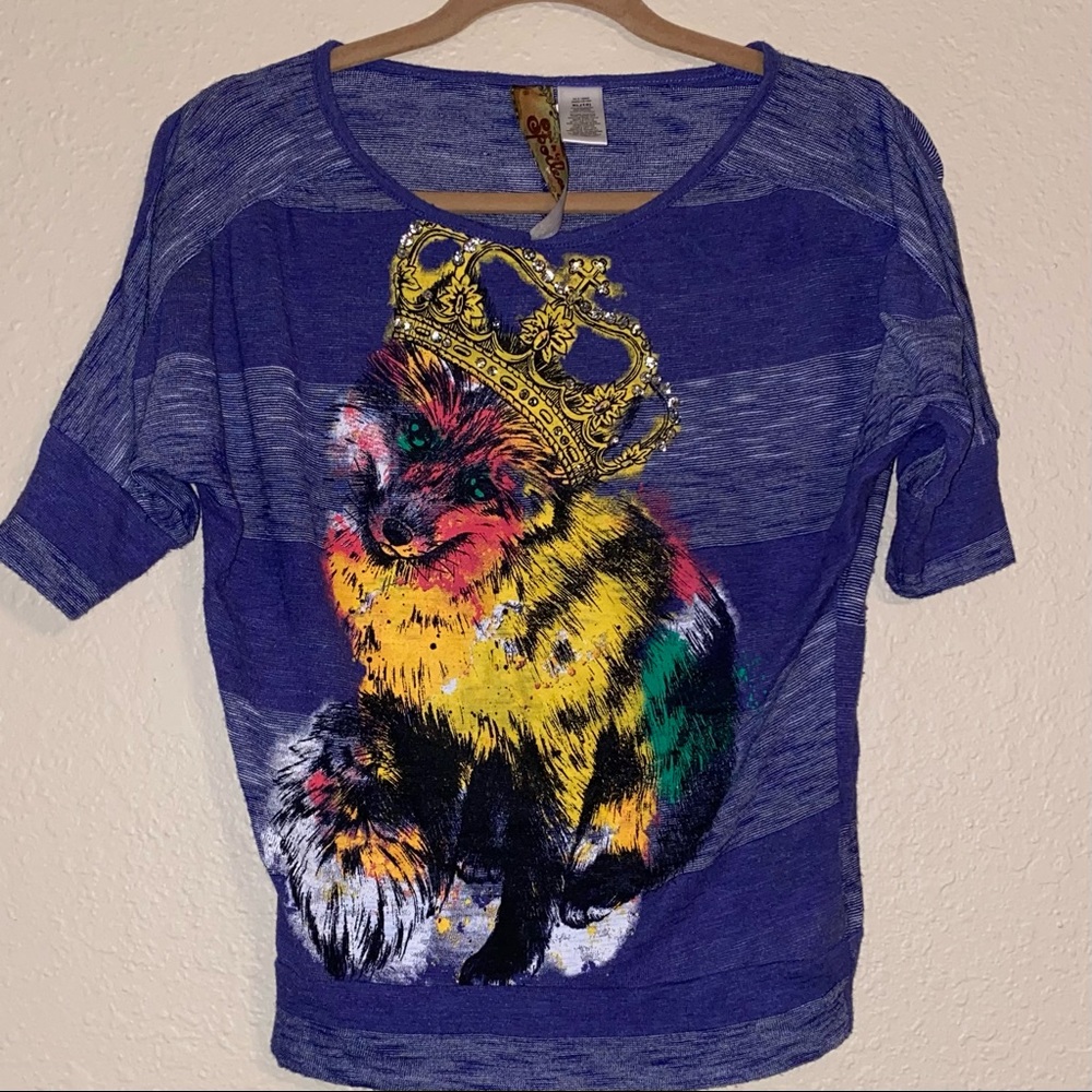 •Live to be Spoiled•Multi-Color Animal Print•Size XL/16•